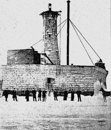 The Old Crib When the Lake Was Frozen Over